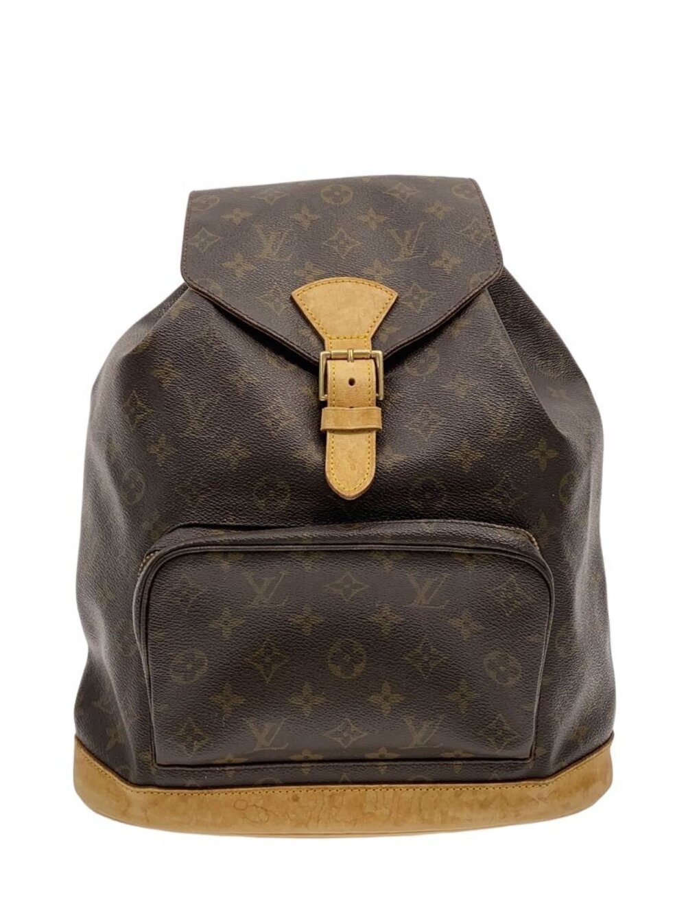 LOUIS VUITTON Montsouris Backpack Monogram Canvas Brown
